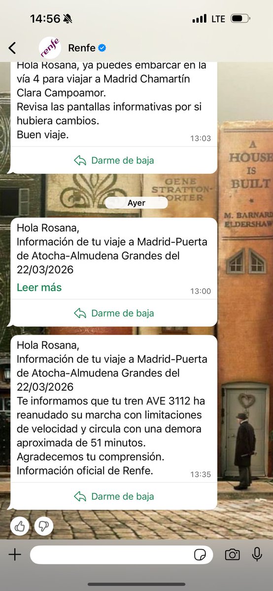 roxconalgo's tweet photo. Hola! @Inforenfe ayer volví de Zaragoza a Madrid en el ave 3112 con 52 minutos de retraso por una incidencia. He ido a solicitar reembolso por incumplimiento de compromiso de puntualidad y oh! Me encuentro con que su página dice que llegue a la hora. Lo pueden arreglar? https://t.co/r8iOxUaXA9