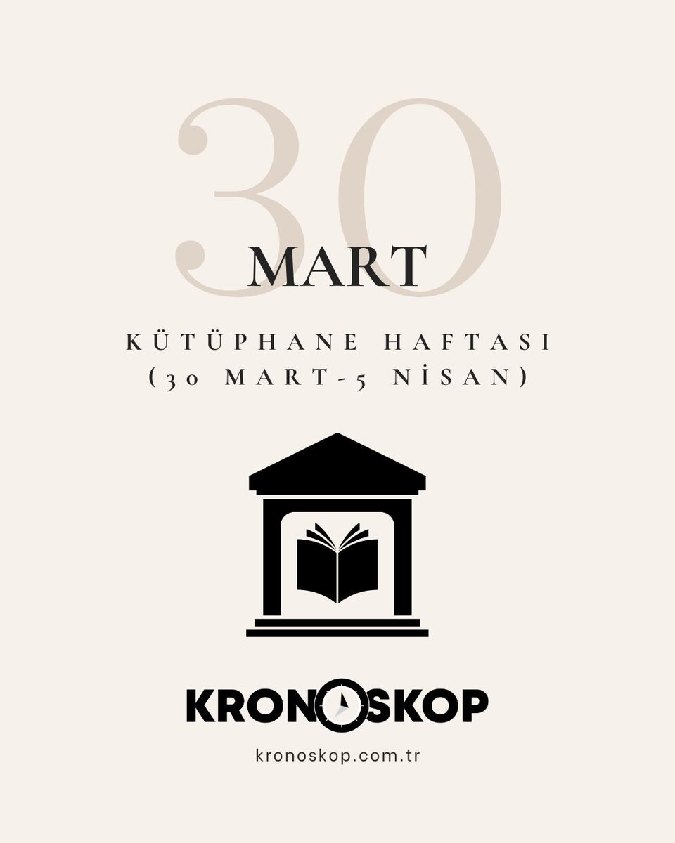 kronoskopcomtr's tweet photo. Kütüphane Haftası Başlıyor!

📍Dünyanın en eski kütüphanesi, Ninova’da M.Ö. 7. yüzyılda kurulan Asur Kralı Asurbanipal Kütüphanesidir.

#kütüphanehaftası
#libraryweek https://t.co/KgFLmoSBz4