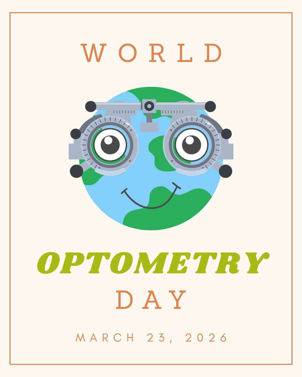 Invision2020's tweet photo. It is World Optometry Day! 🌍👓 A day to give thanks to optometrists nationwide and a kind reminder to look after your vision and eye health.

We appreciate everything our doctors and staff do to keep our practice afloat. We also couldn't do it without our amazing patients! https://t.co/NAKObUzxtO