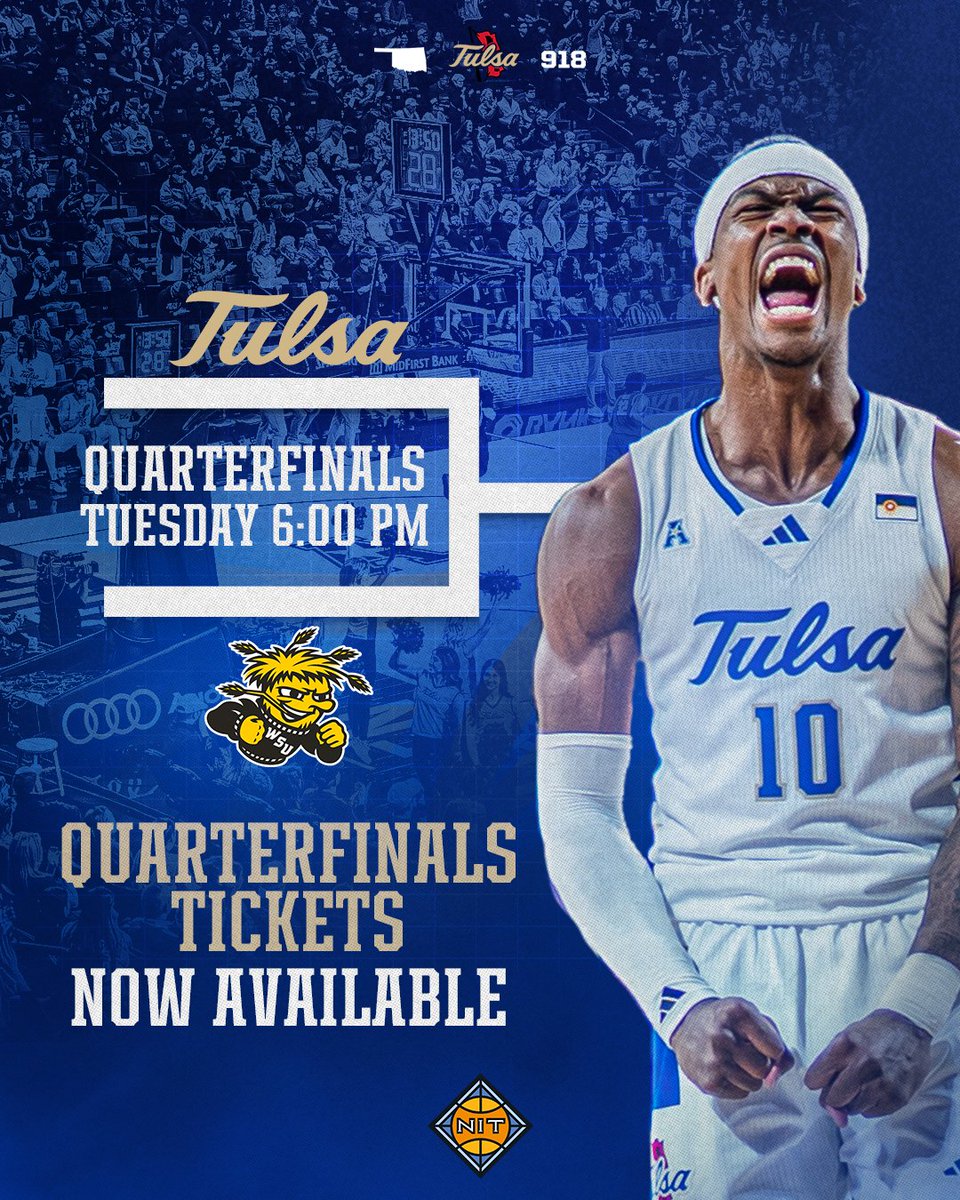 TulsaHurricane's tweet photo. One last time at the Reynolds Center. 

This is your last chance to catch your #1 seed Tulsa Golden Hurricane here in Tulsa! 

Tickets are available now! https://t.co/7HTTuVYeIt

#ReignCane @TulsaMBB https://t.co/aFcNUYCorA