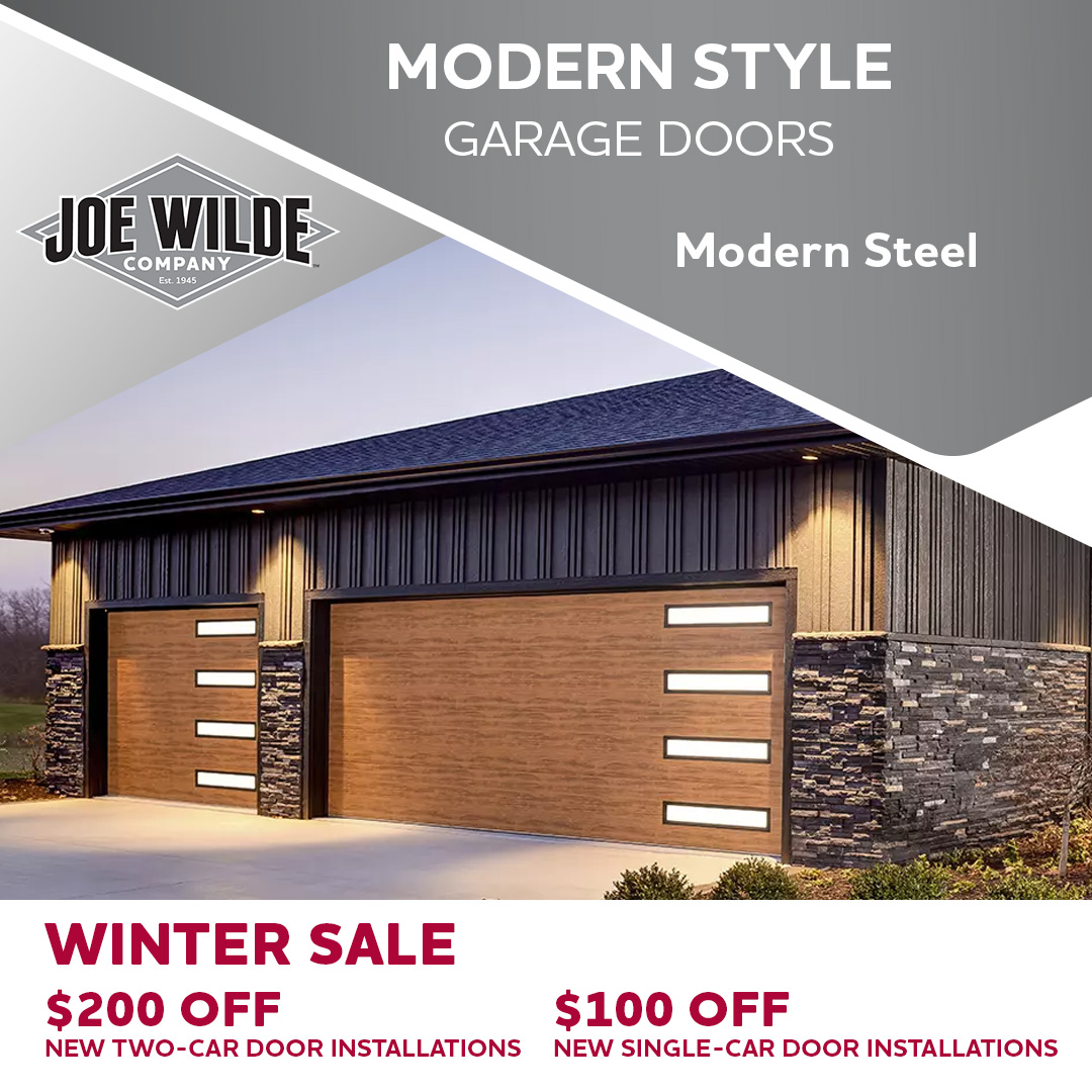JoeWildeCo's tweet image. WINTER SALE on our GARAGE DOORS!
$200 OFF New Two-Car Door Installations
$100 OFF New Single-Car Door Installations

JoeWilde.com
☎️ 262-782-0500

#MilwaukeeGarageDoor #ModernSteelGarageDoor #clopay #WisconsinHomeImprovement #joewilde #newberlin