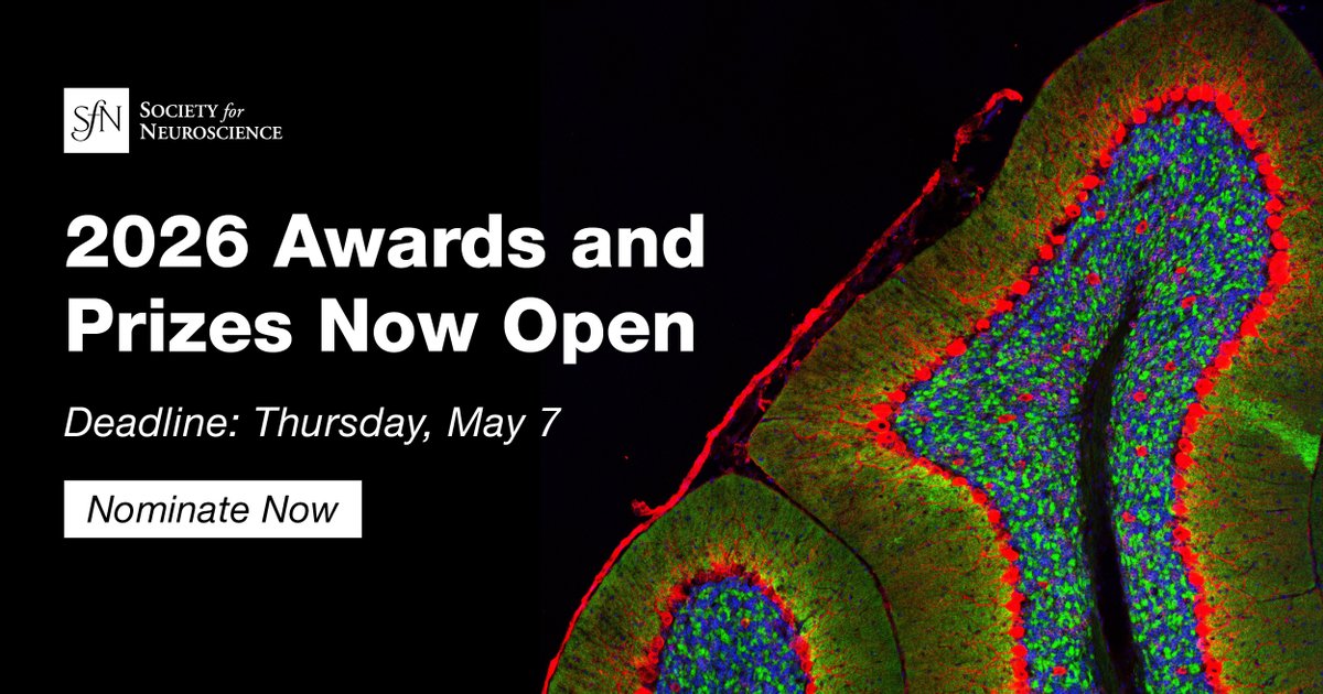 Society for Neuroscience (SfN) tweet media