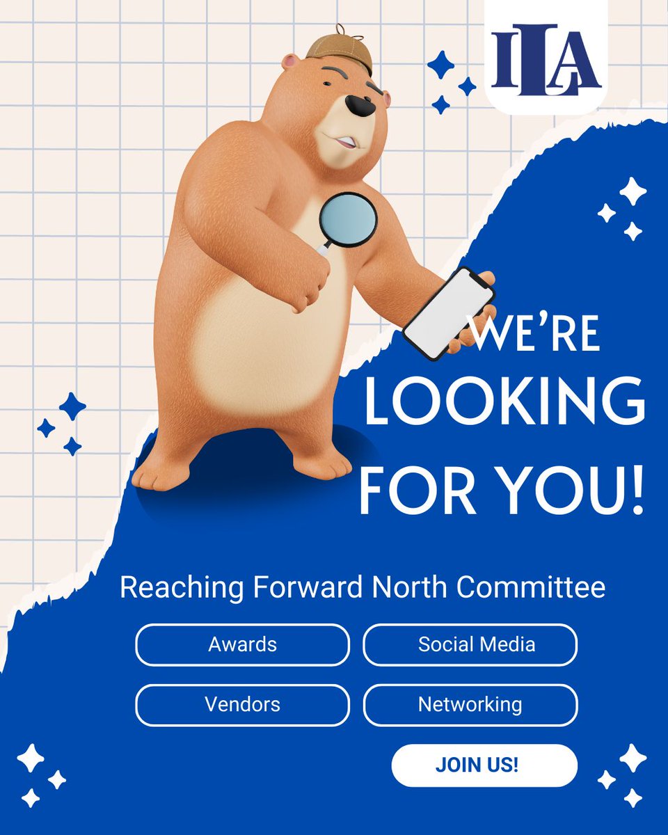 ReachForwardIL's tweet photo. Have you wondered who decides what vendors are at the conference? Or what programs get selected? Are you eager hand out awards to your fellow Illinois library staff? Sounds like you need to be a part of the Reaching Forward North Committee! https://t.co/LOBtu6LfdO