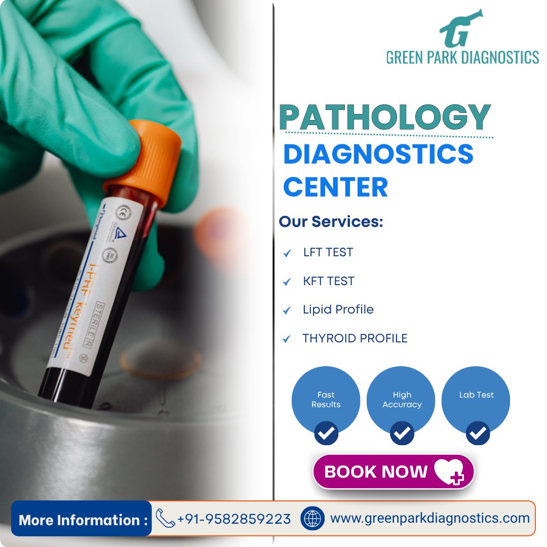 GP_Diagnostics's tweet image. Stay ahead of your health with reliable pathology tests 🧪
Get accurate reports, fast results, and trusted care—all in one place.

Book your test today and take a step toward better health!
.
Visit - greenparkdiagnostics.com
.
#GreenParkDiagnostics #PathologyLab #DiagnosticCenter