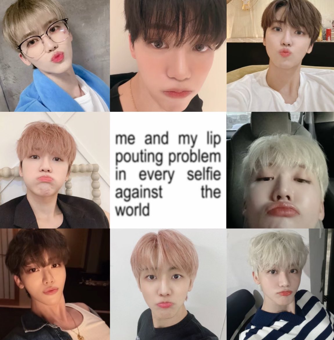 jaemin and his pout selfie against the world 😗