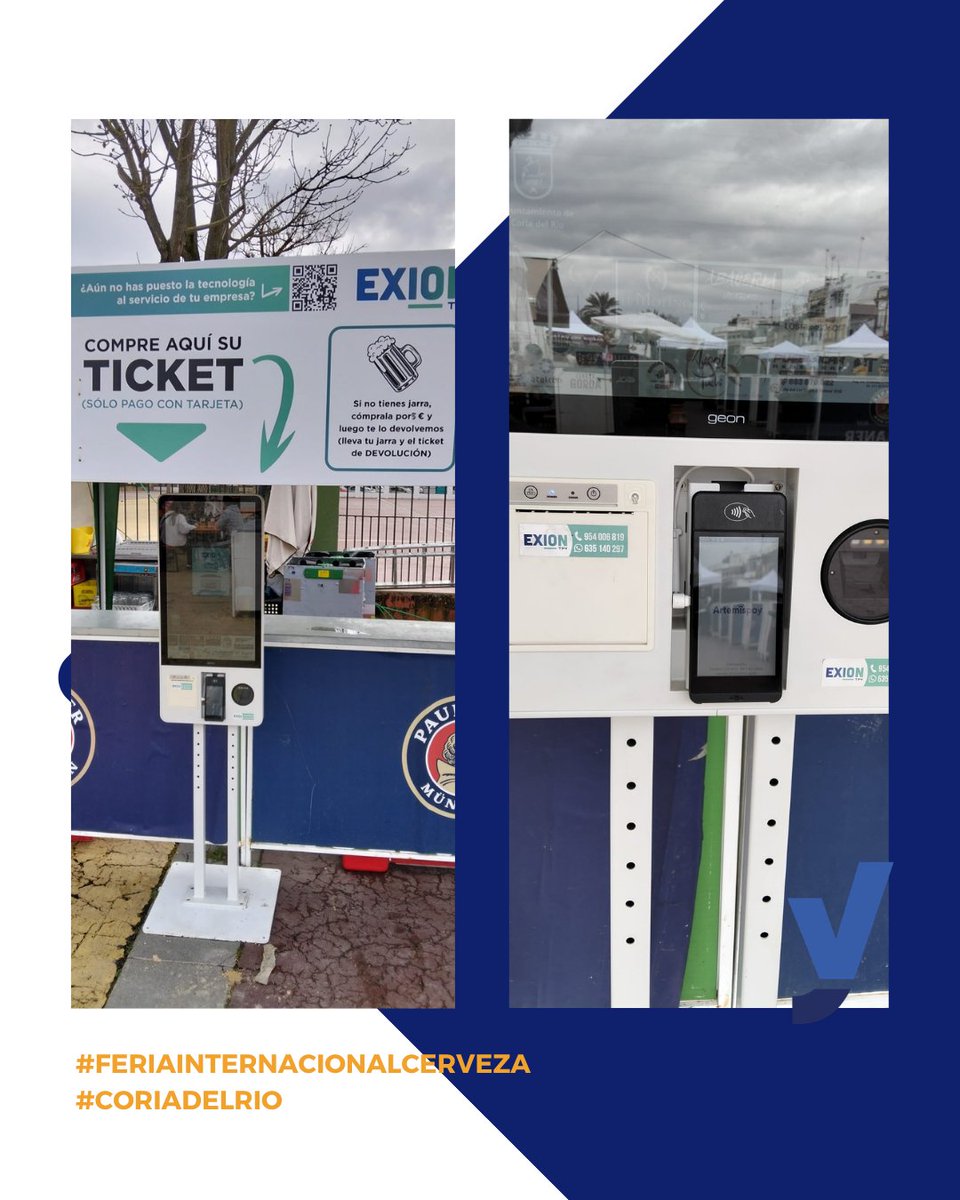 necomplus's tweet photo. 🍻 Un año más en la Feria Internacional de la Cerveza de Coria del Río, junto a EXION TPV , facilitando la gestión de pagos en un entorno de alta demanda.
 ⚡ Cerca de 2.500 transacciones 
 ⚡ Reducción de tiempos de espera
 ⚡ Operativa optimizada en todos los puntos de servicio https://t.co/O4yF4acSsS