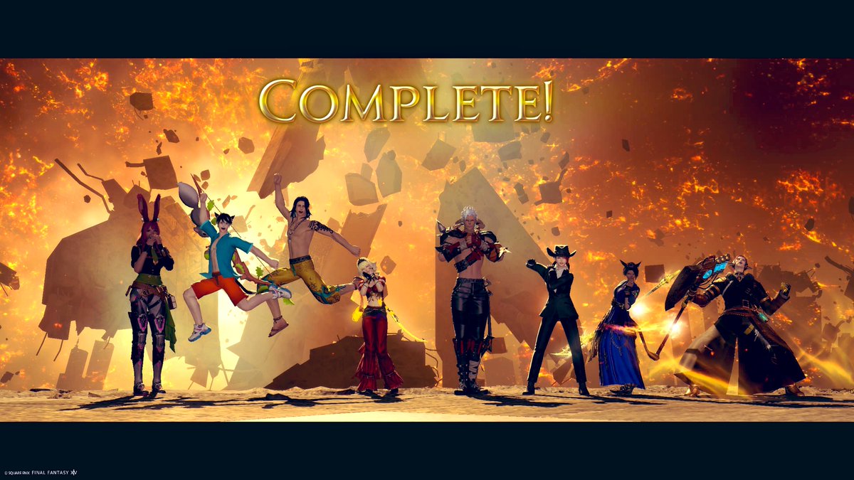 AriesFeather14's tweet photo. ヘビー級クリア！
固定のみなさん感謝！
武器箱のお土産ゲット٩( 'ω' )و
消化もがんばるぞい
#ff14 https://t.co/fPXXVEMr5R