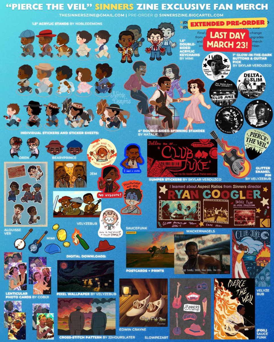 Sinners Zine 🎸LAST DAY TO PRE-ORDER🏆 tweet media