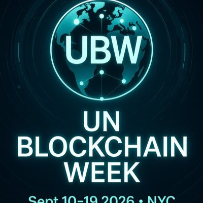 UN Blockchain Week tweet media