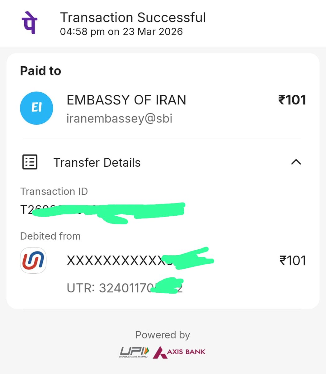 md_sabu09's tweet photo. @Iran_in_India Something money support 
I love Iran❤️ https://t.co/mVk0TmSprS