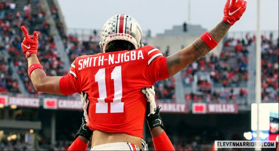 BetMGM's tweet photo. JSN - $168.6M
Garrett Wilson - $130M
Terry McLaurin - $97M
MHJ - $35.4M
Chris Olave - $19.3M
Emeka Egbuka - $18.2M

Former Ohio State WRs are worth almost half a BILLION https://t.co/fQtKuWpuYN
