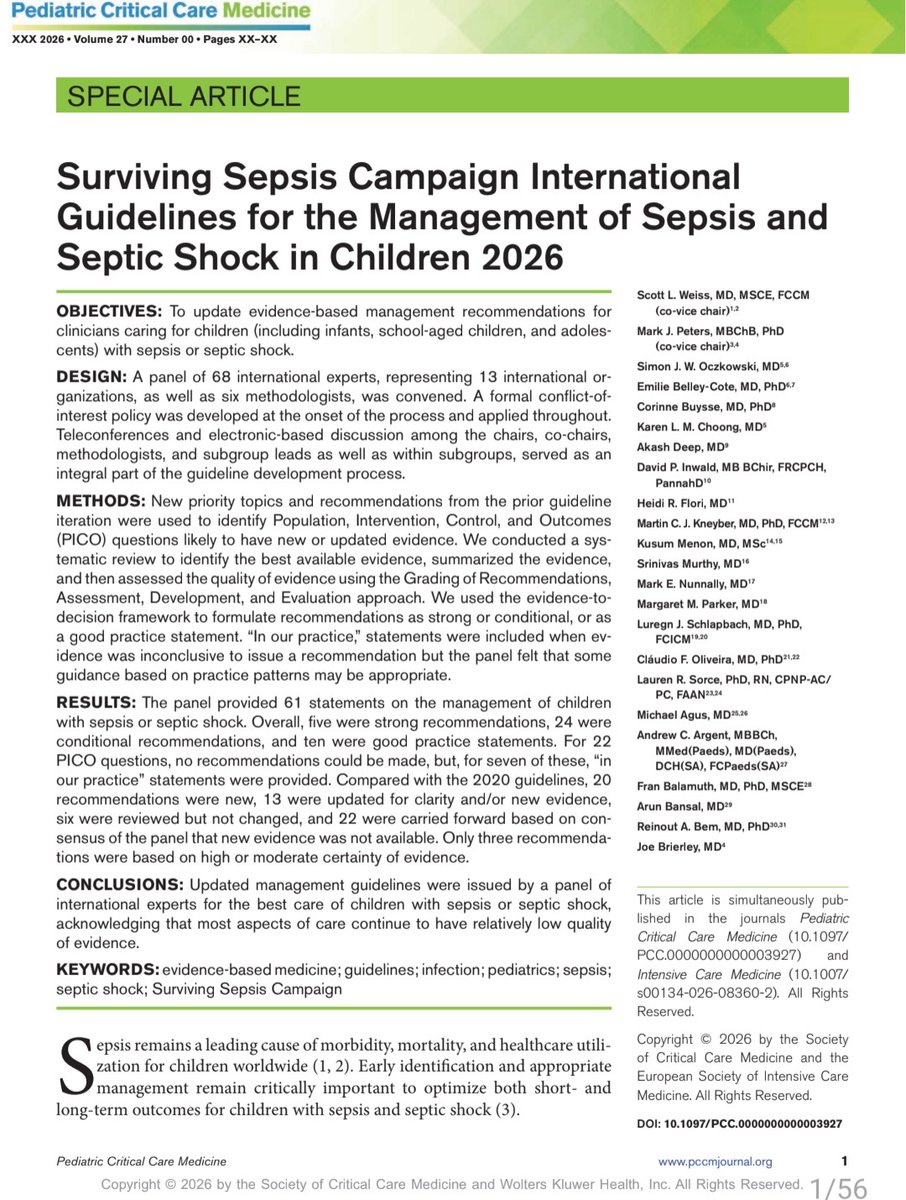 Medicina Crítica Pediátrica tweet media
