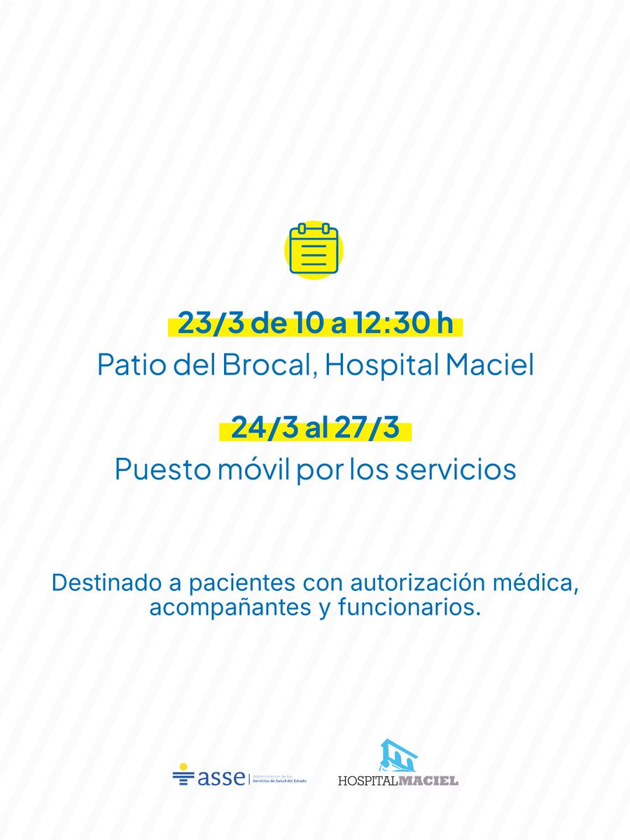 Hospital Maciel tweet media