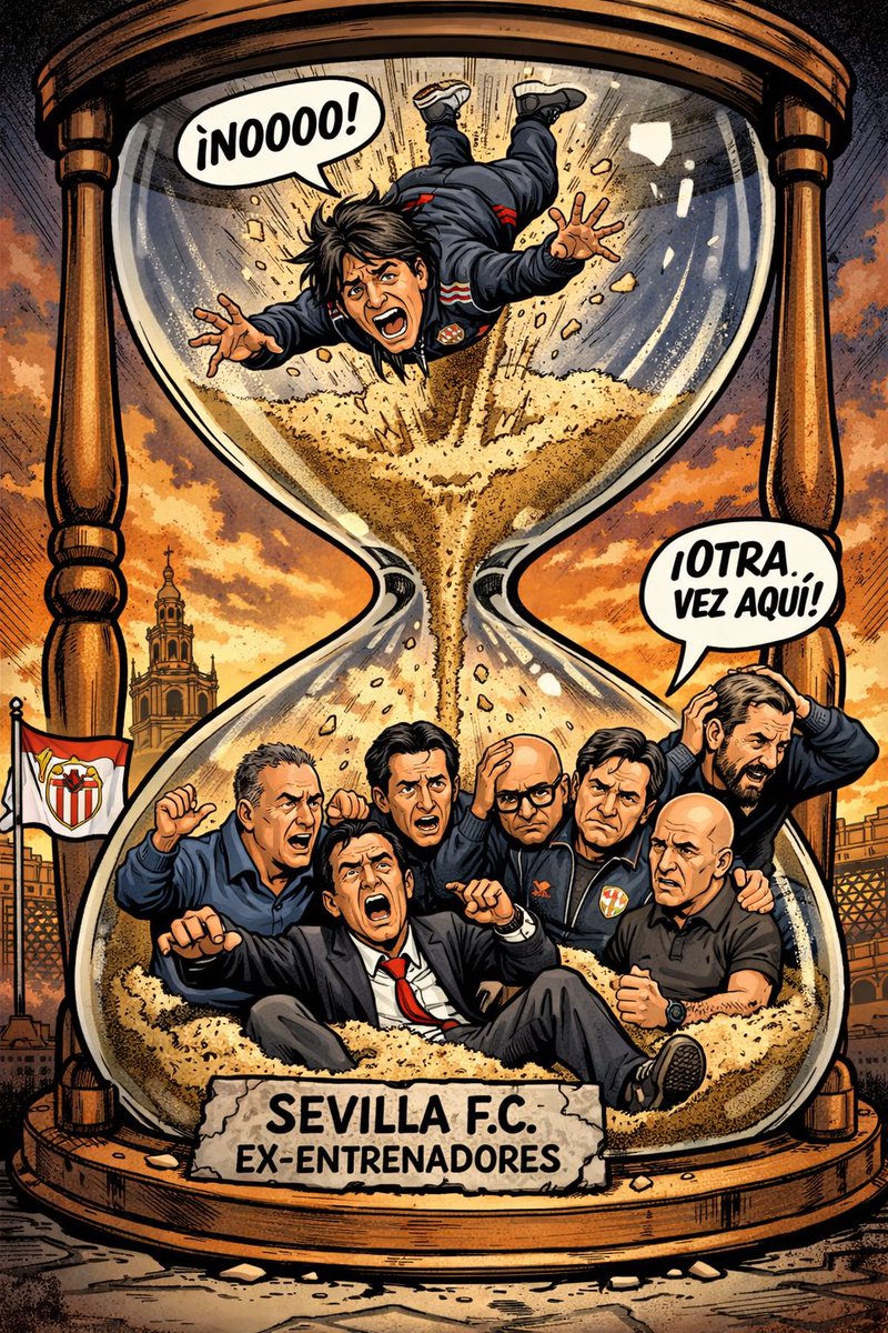 Siguen cayendo entrenadores en el Sevilla F.C. … y van unos cuantos ya en estos 4 últimos años… quien será el siguiente? 

Deportivamente no tuvo “la suerte”, todo un profesional al que la situación del club ha ido devorando poco a poco.