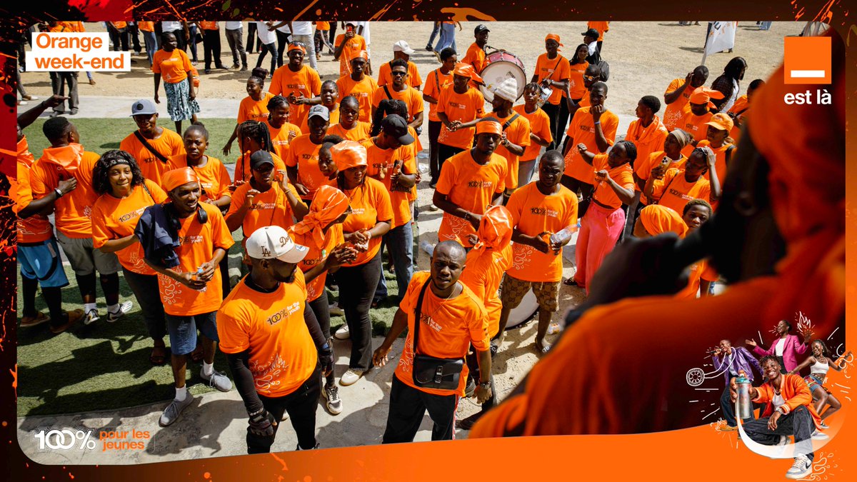 Orange_Cameroun's tweet photo. Ce n'était que le début... On se donne rendez-vous très bientôt pour la prochaine édition ? Restez connectés, le meilleur reste à venir ! 😉🧡
#OrangeWeekend #OrangeEstLà #PourLesJeunes https://t.co/QeJCbnxqvD