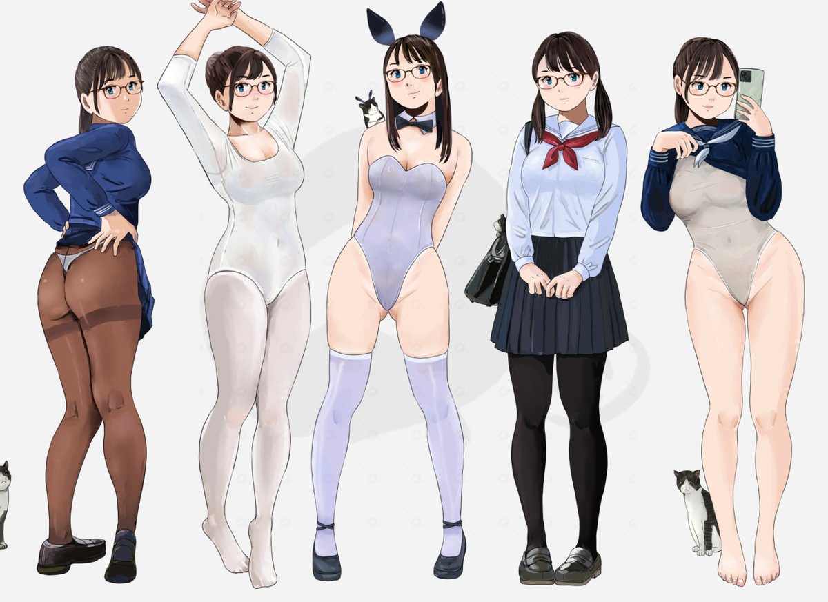 #自分で生み出した一次創作オリジナルキャラを流そう
コスプレ楽しんでるメガネ娘です😌 