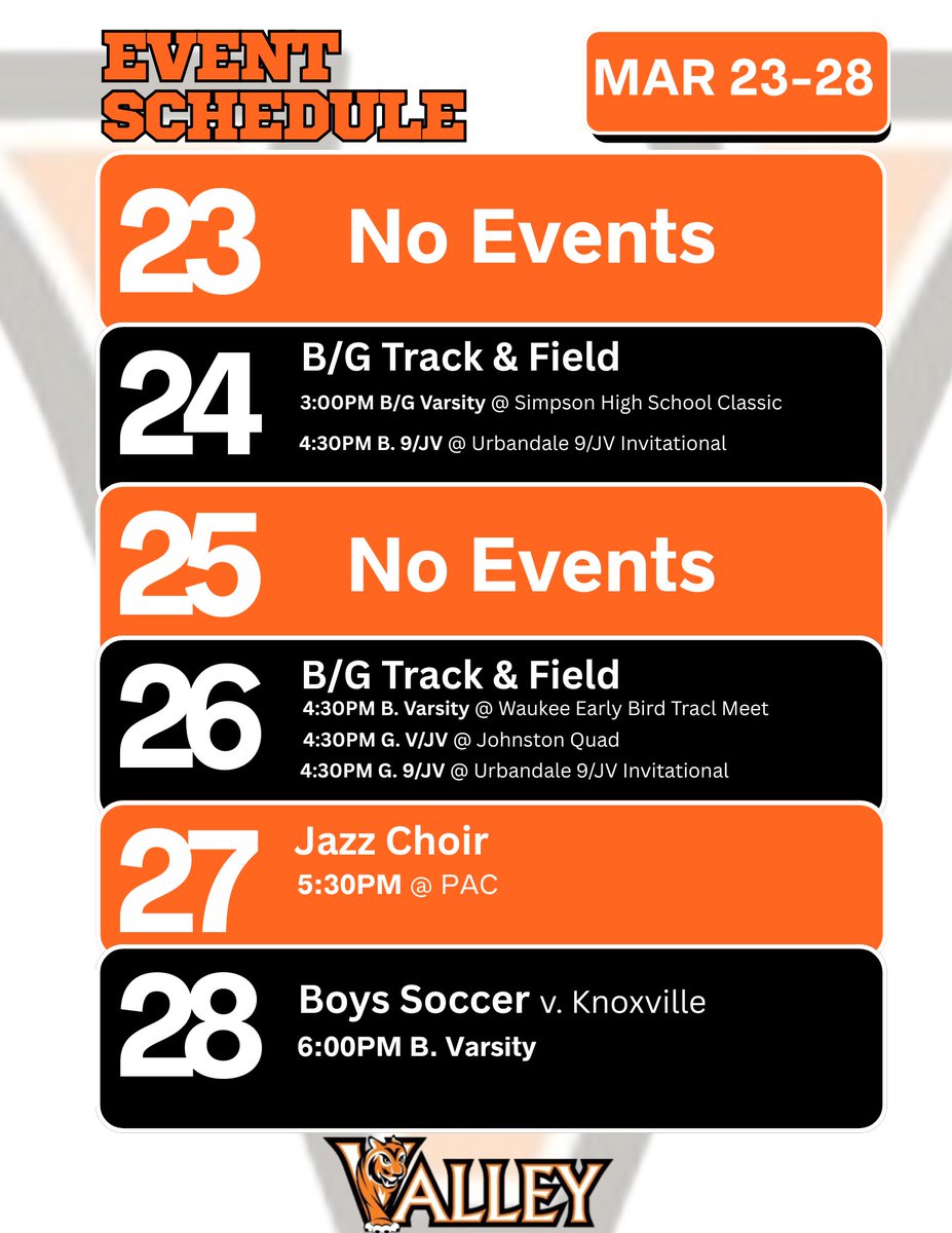 Valley High School Athletics and Activities tweet media