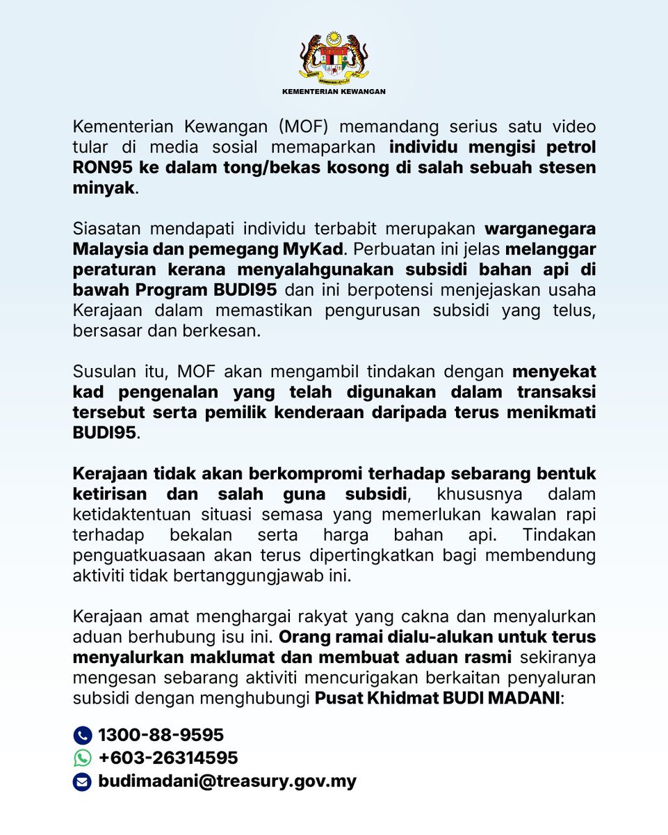 Ministry of Finance🇲🇾 tweet media