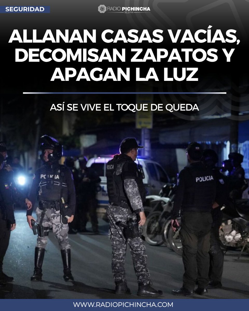 🔒#Seguridad | Decomisos llamativos, caída en detenciones, incidentes en operativos y cuestionamientos internacionales marcan la aplicación del estado de excepción en varias provincias del país.
#LaRadioDeLasNoticias 
Los detalles⤵️
radiopichincha.com/declaraciones-…