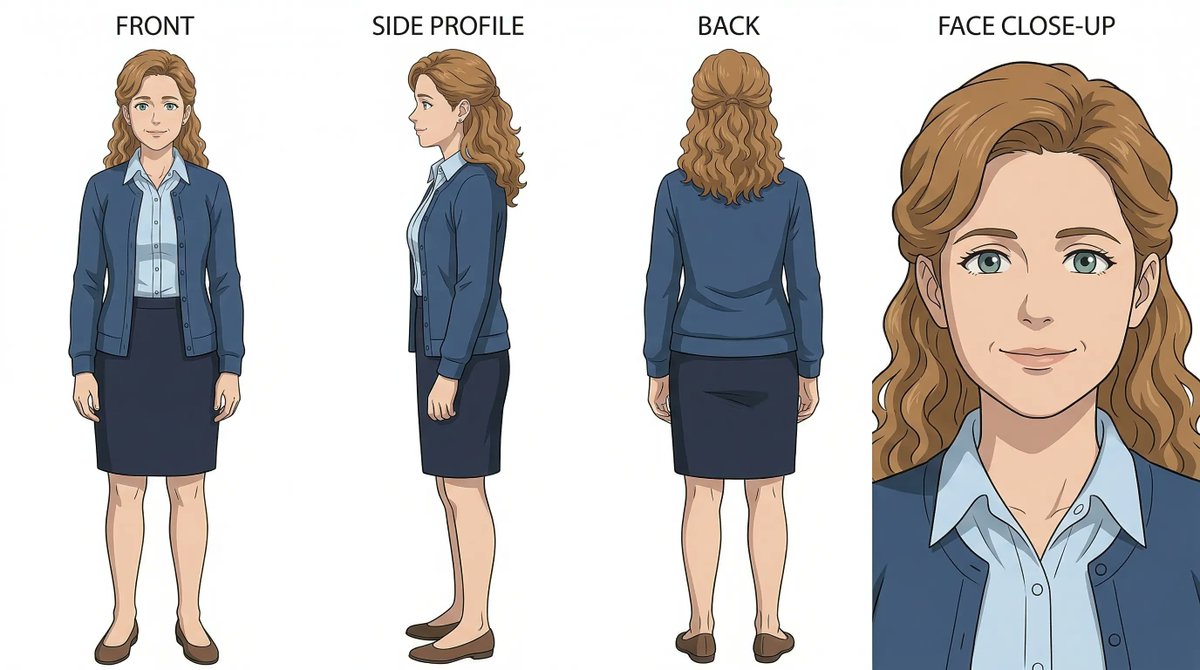 Turnaround and office scene