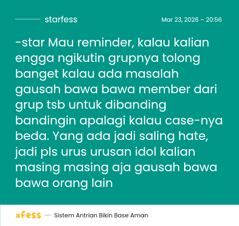 Starfess || CEK PINNED UNTUK KIRIM MENFESS tweet media