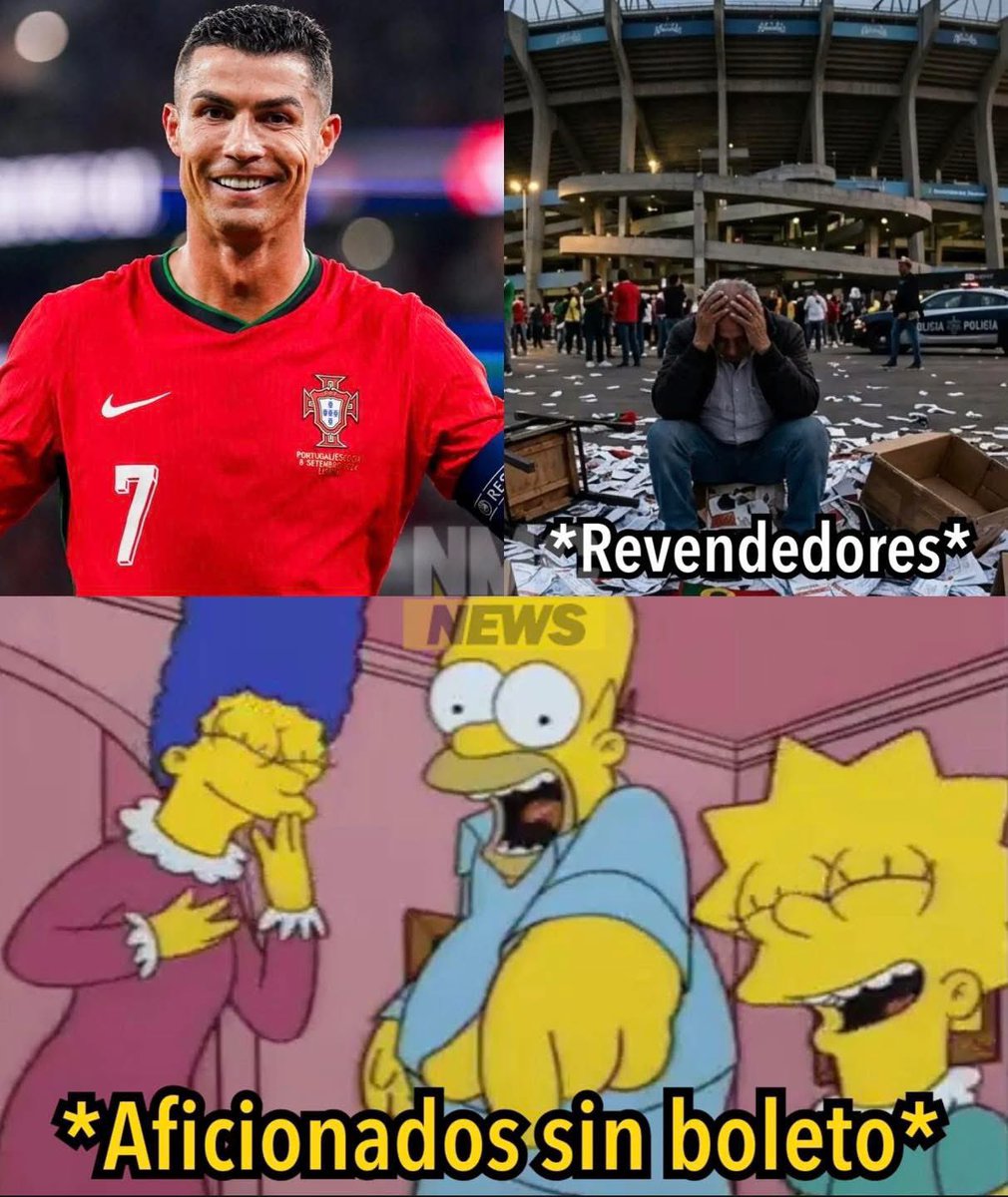 🚨Desde que anunciaron oficialmente que Cristiano Ronaldo no jugará en el partido México vs Portugal, los precios de los boletos en reventa han bajado más del 50%, mal momento para ser revendedor. 😭