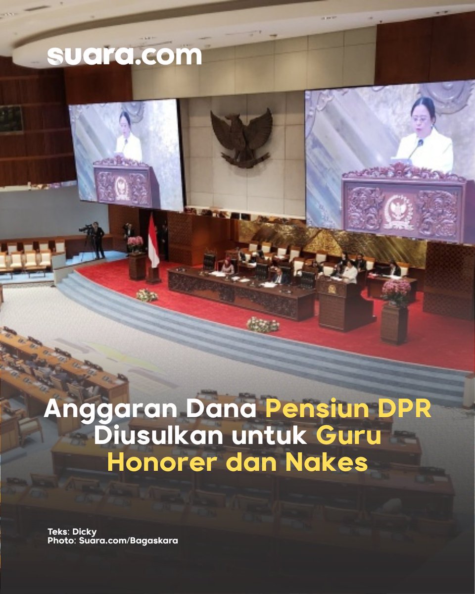 suaradotcom's tweet image. Anggota Baleg DPR RI, Firman Soebagyo, mengusulkan dana pensiun pejabat dialihkan untuk kesejahteraan guru honorer dan tenaga kesehatan.

Baca di: suara.com/bisnis/2026/03…

#danapensiun #DPR #guruhonorer #nakes RF
