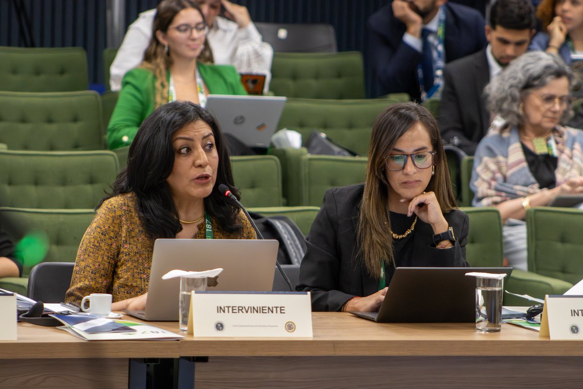 ODJEcuador's tweet photo. #IncidenciaODJ | Desde ODJ y  Libera denunciamos el deterioro democrático en la región y su impacto en los sistemas de justicia y derechos de mujeres y niñas, durante las discusiones de la #OC33, en el marco del 187 Período de sesiones de la CorteIDH (#DerechoALaDemocracia)
 Va hilo🧵: