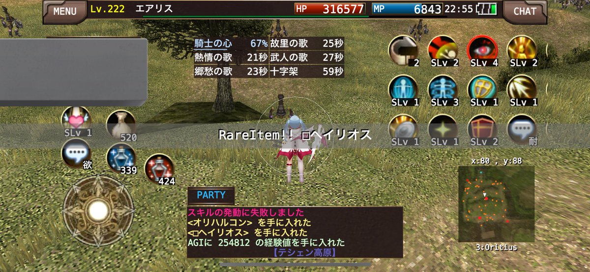 パラでヘイリオスデビュー。
楽しかった！