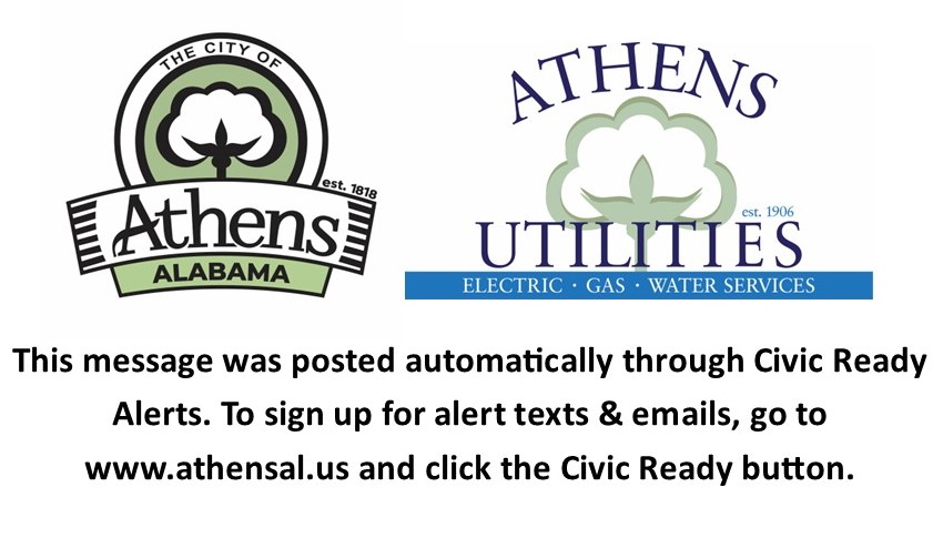 City of Athens, AL tweet media
