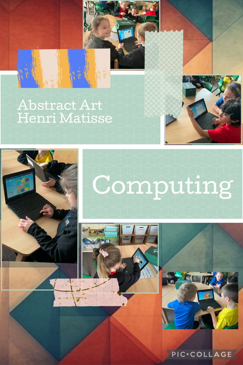 sycamore_tree1's tweet photo. Computing this afternoon was a lot of fun. We created art on the laptop linked to artists Henri Matisse and Piet Mondrian. #greatsankeycomputing https://t.co/L5G1LhUthe