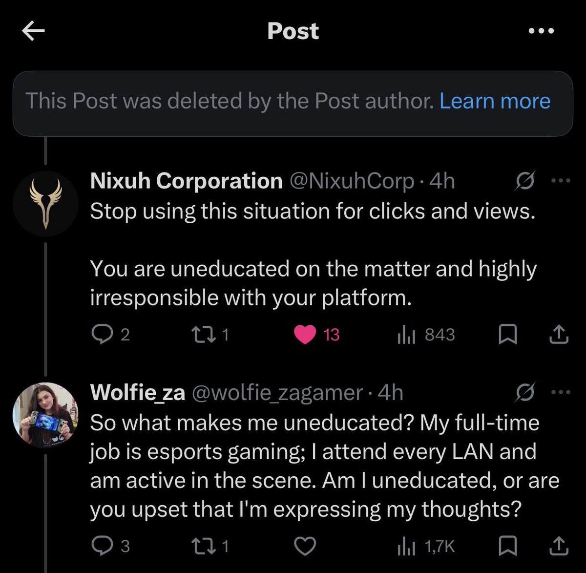 Nixuh Corporation tweet media