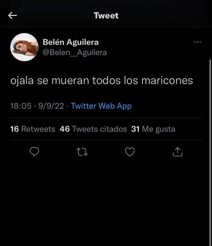 out of context belén aguilera tweet media