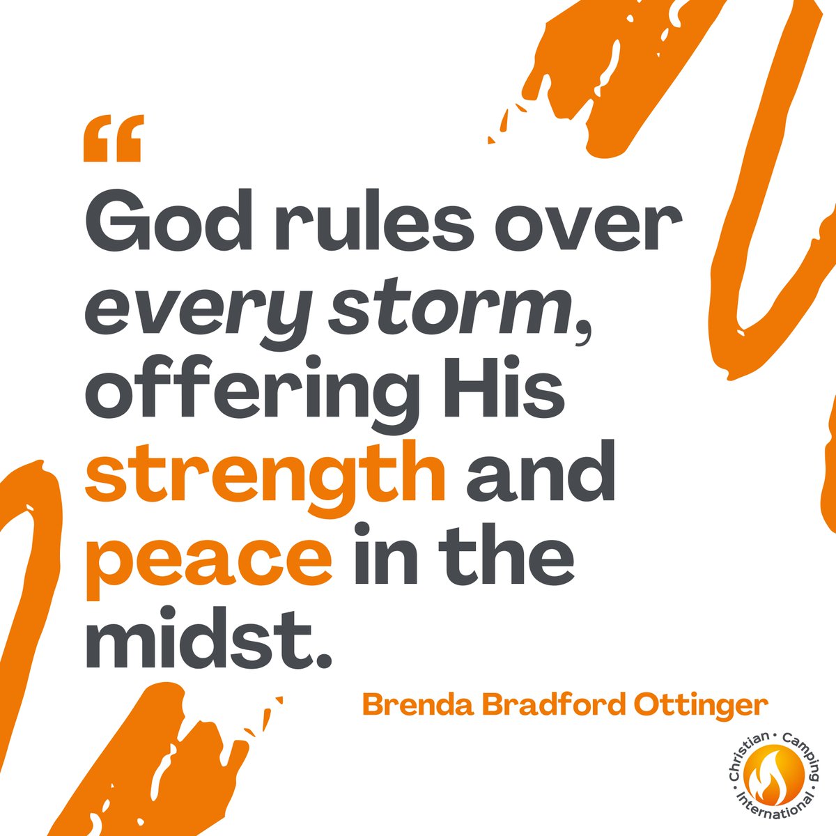 🌊When life feels turbulent, we can rest in the assurance that God is still in control. His presence does not always remove the storm, but it fills us with strength to keep going &amp; peace that anchors our hearts. In Him, we find calm even when the winds are still blowing.