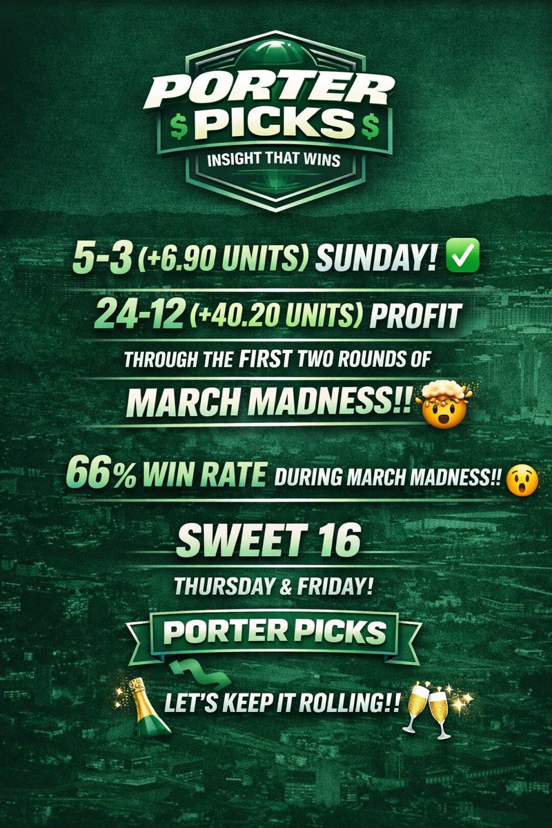 Porter Picks tweet media