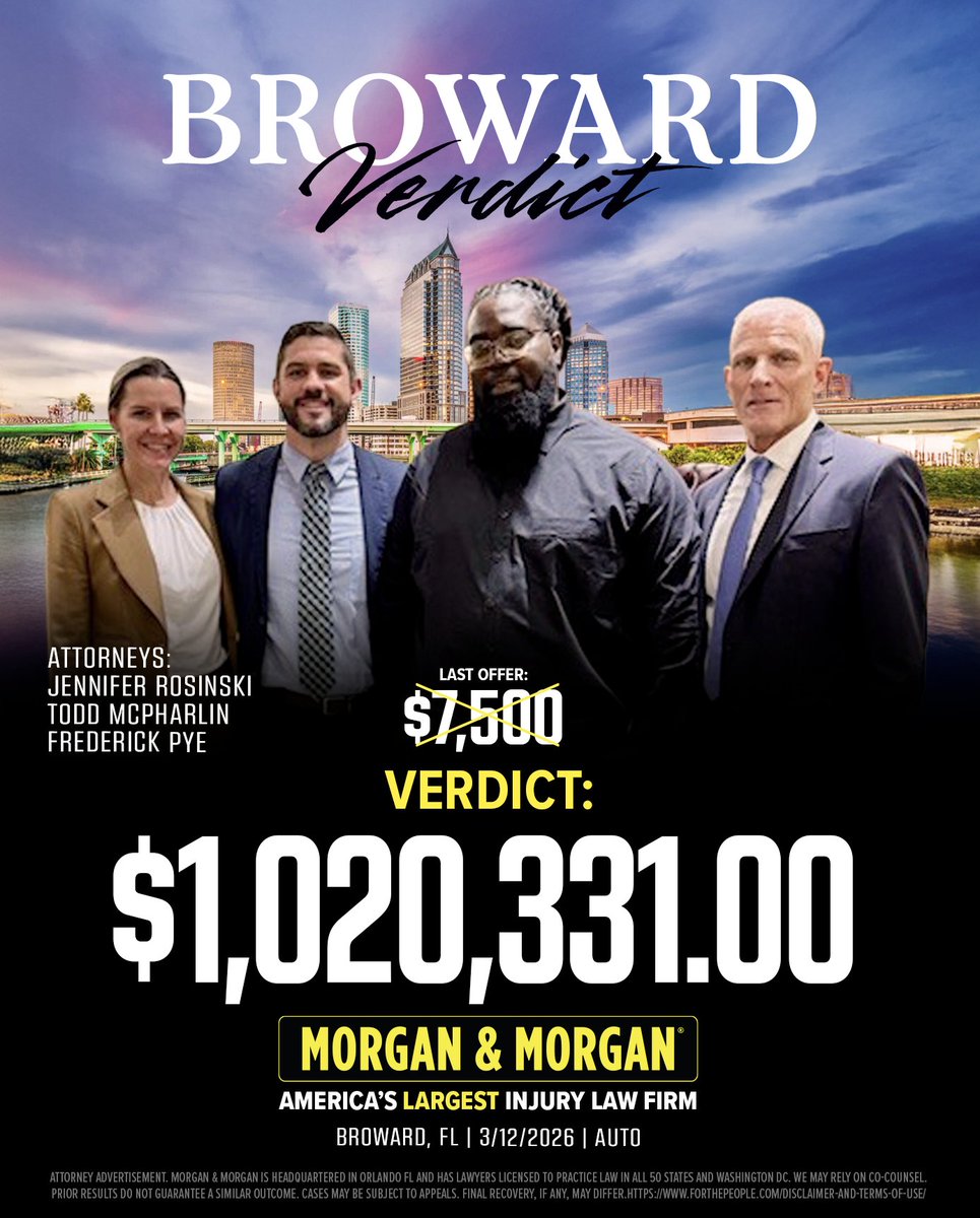 Morgan & Morgan tweet media