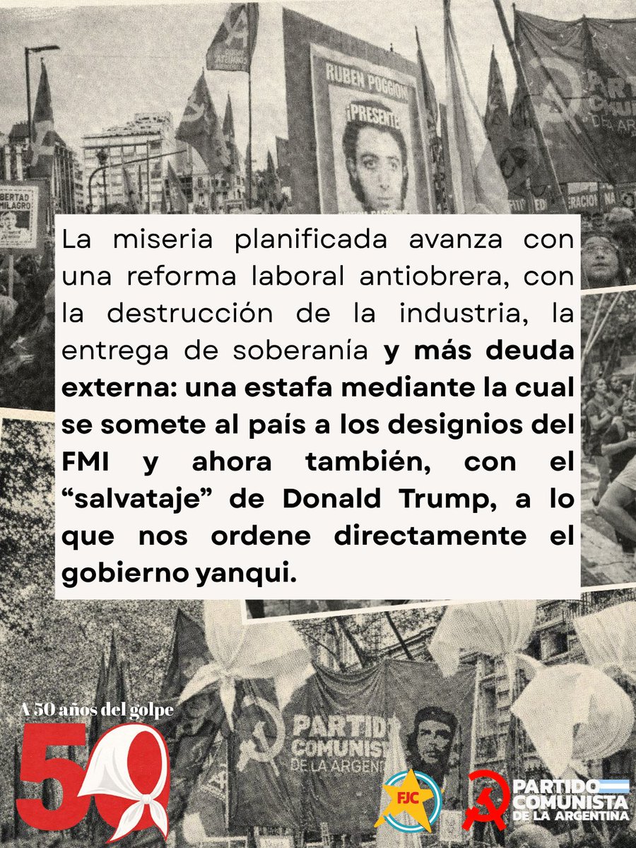 Partido Comunista de la Argentina - Cuenta Oficial tweet media