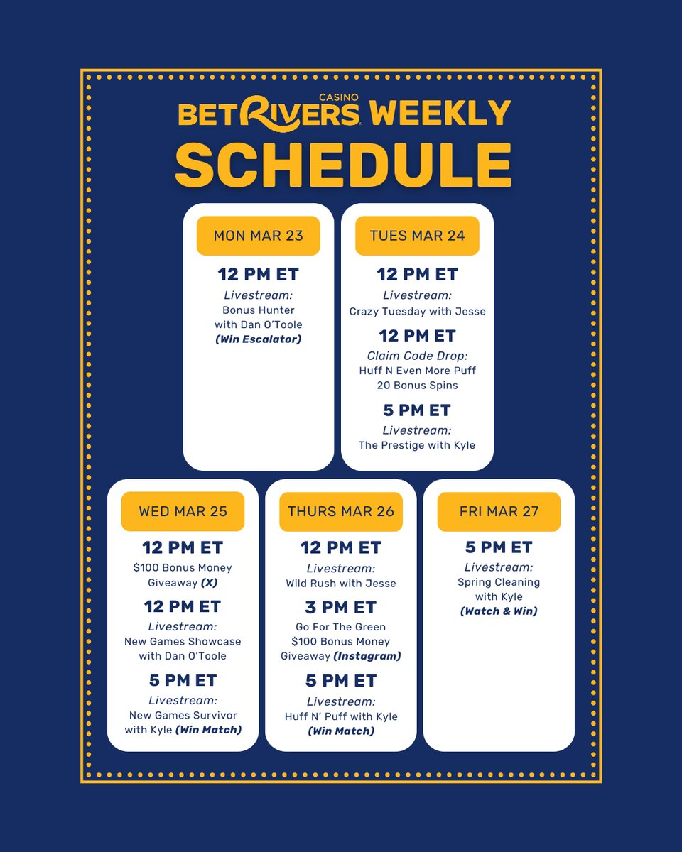 BetRivers Online Casino tweet media