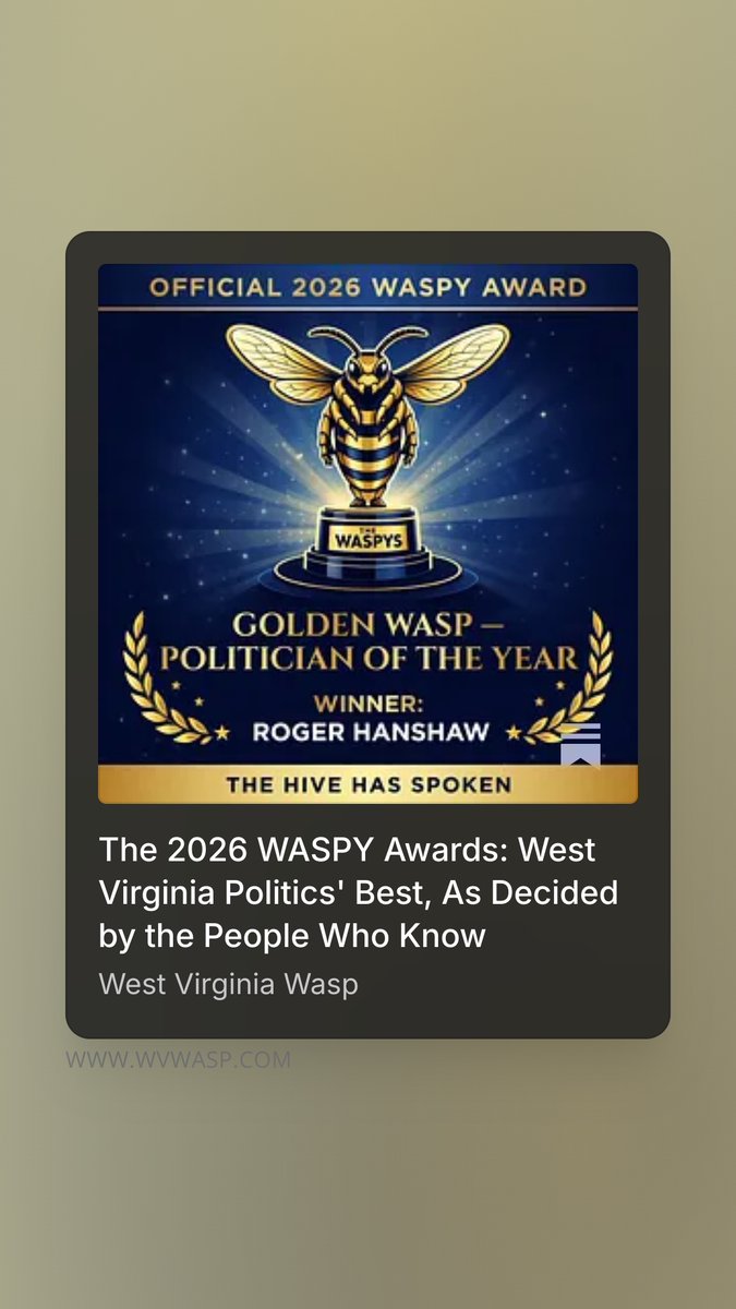 Check out our article on the WASPY Award Winners! wvwasp.com/p/the-2026-was…