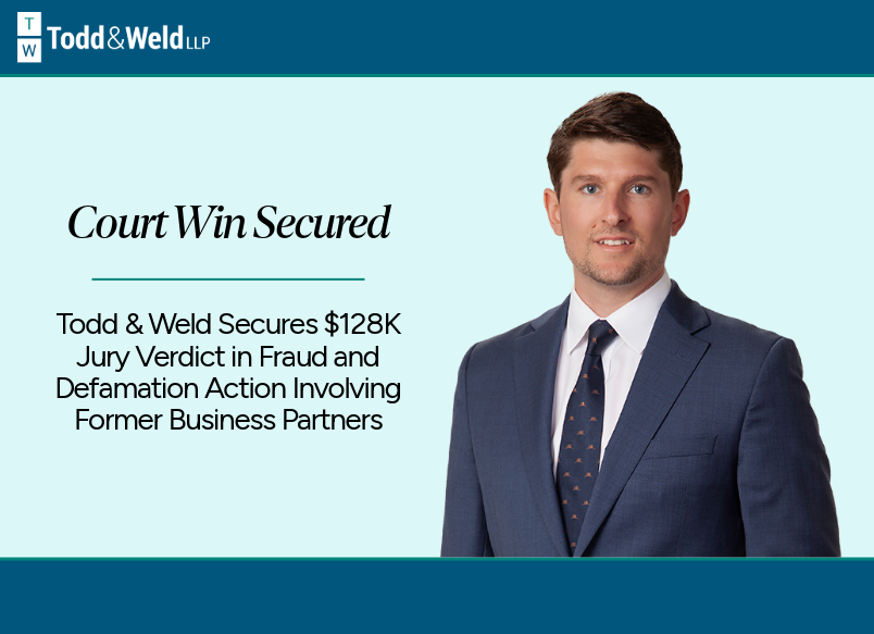 Todd & Weld LLP tweet media