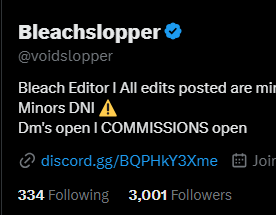 Bleachslopper tweet media