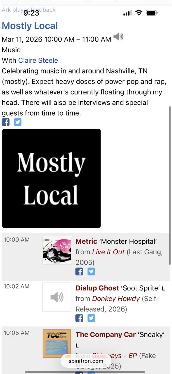 Thanks to <a href="/WXNAfm/">WXNA 101.5 FM</a> and Dialup Ghost (who no longer haunt this platform) for spinning us a couple weeks ago!