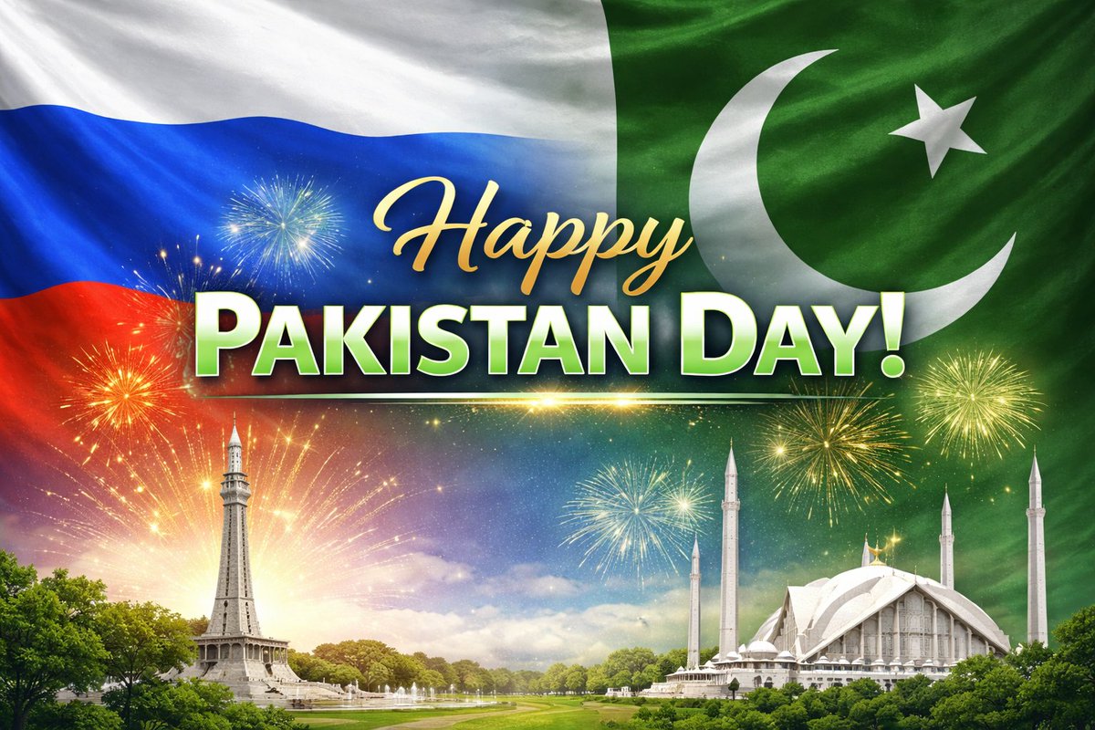 یومِ پاکستان کے موقع پر سفیر البرٹ خوریف کا پیغام

میں اسلامی جمہوریۂ پاکستان کی حکومت اور برادر عوام کو اُن کے قومی دن، یومِ پاکستان، کے موقع پر دلی اور پرتپاک مبارکباد پیش کرتا ہوں۔

رواں سال قراردادِ لاہور کی منظوری کی 86ویں سالگرہ ہے، جو 1940 میں منظور کی گئی تھی اور جس نے