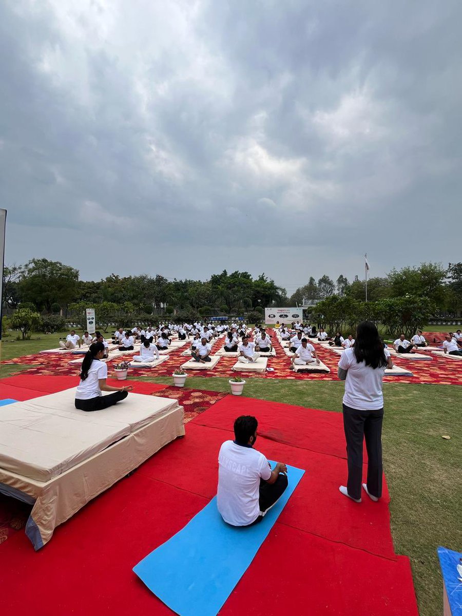 DrAjayRana's tweet photo. AUGN Leads the Yogotsav Journey β 90 Days to International Day of Yoga!
Let us unite in the spirit of yoga and move together towards a healthier and more mindful world.
#Yogotsav2026
#InternationalDayOfYoga
#AmityUniversity
#AmityGreaterNoida
#YogaForWellness
#90DaysToGo https://t.co/HeD4dSUMor