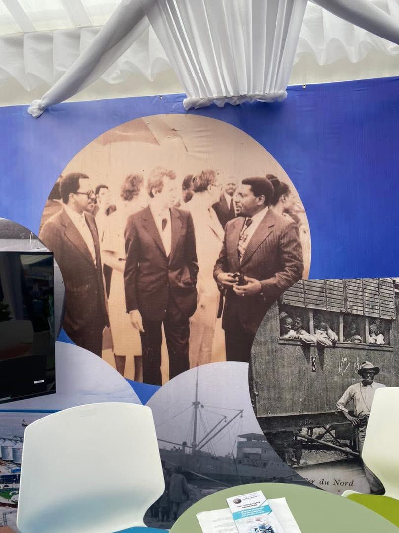 VickyAudrey94's tweet photo. C’est avec nostalgie, patriotisme et fierté que j’ai répondu présente au lancement officiel des 150 ans d’anniversaire du Port Autonome de Douala- Bonaberi. https://t.co/JHUnBd4q5T