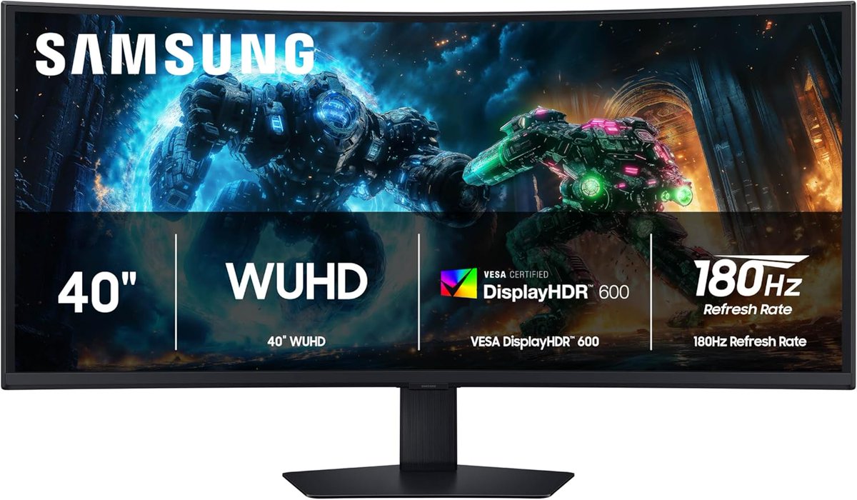 thinkcomps's tweet image. ➔ DEALS ➔ The Samsung 40” Odyssey G7 (G75F) WUHD Resolution, 180Hz, Curved Gaming Monitor is 42% off today on Amazon! geni.us/rqwimCI

#CommissionsEarned