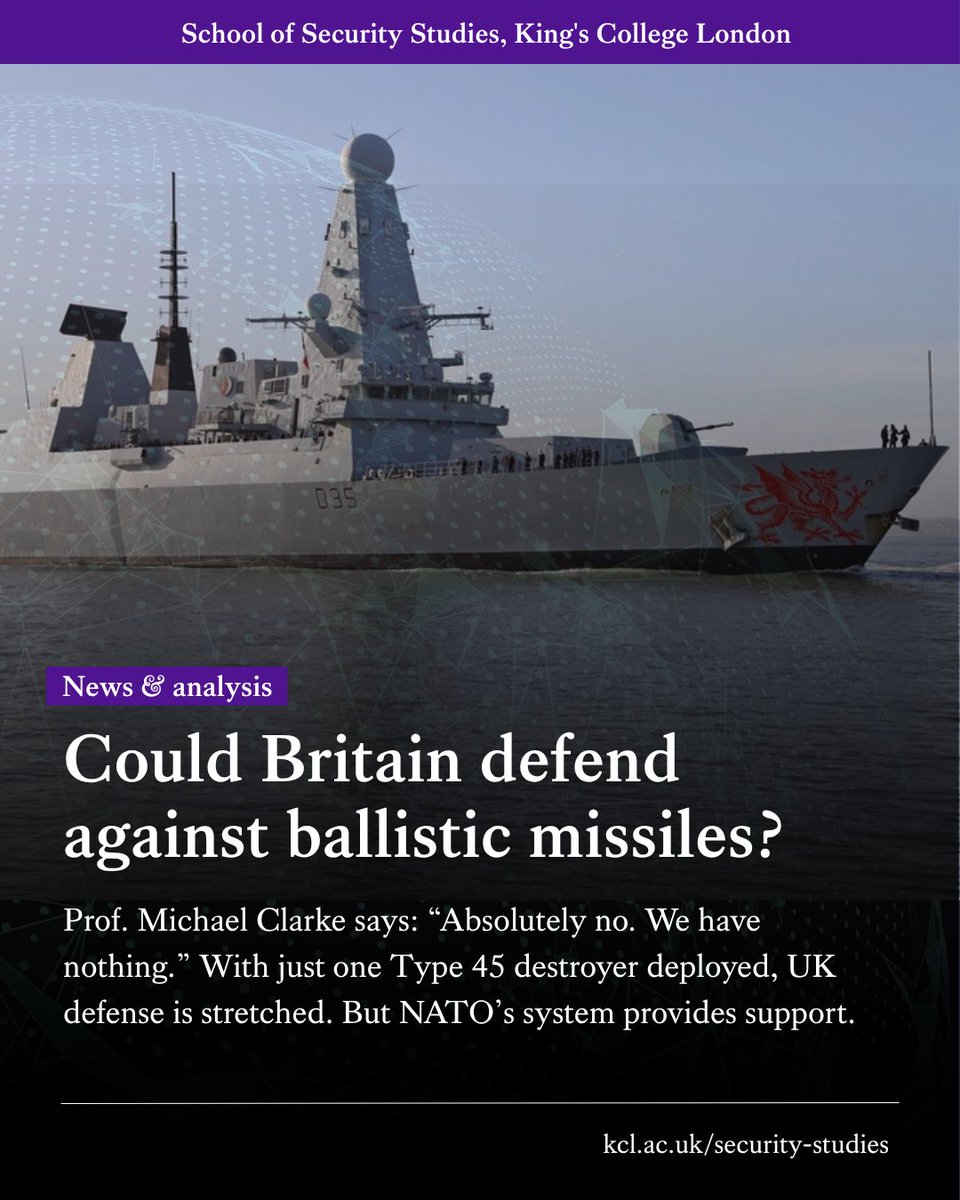 King's Security Studies tweet media