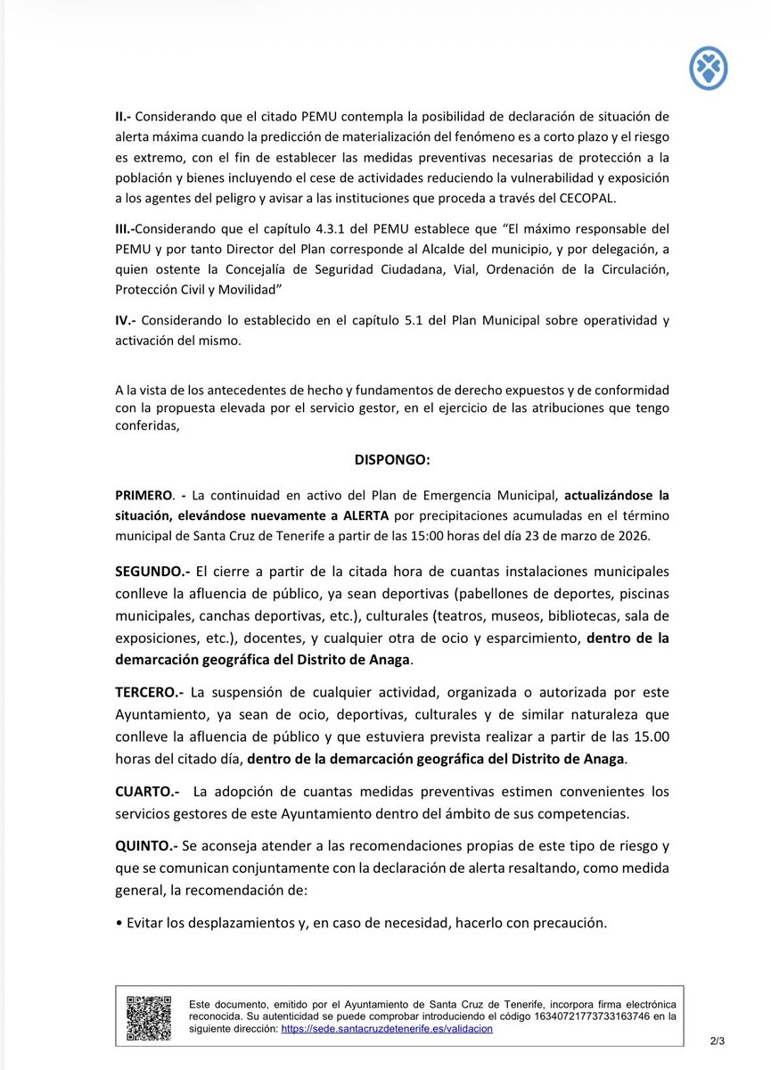 CECOPAL SC Tenerife tweet media