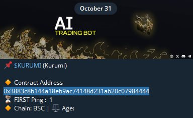 <a href="/BSCAI_Bot/">BSC AI Bot</a> Predicted 

$KURUMI 4.8k to 5.93M ATH (1,235x) 

Try <a href="/BSCAI_Bot/">BSC AI Bot</a> Today! 
PredictionTracker.app 

Past Performance is not Indictive of Future Results