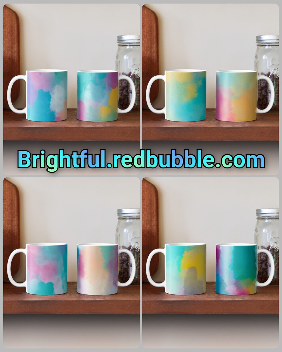 Brightful's tweet image. Colourful Mugs
Available on multiple products on my Redbubble shop.
Brightful.redbubble.com 
#redbubble #brightfulcreations #colourful #mugs #giftideas